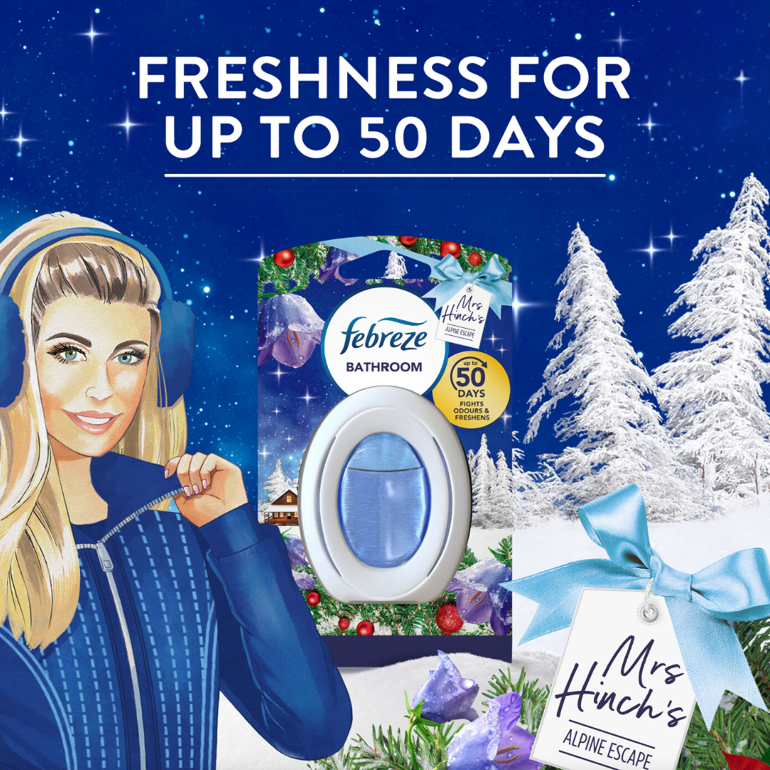 Febreze Bathroom Air Freshener Mrs. Hinch's Alpine Escape 7,5ml
