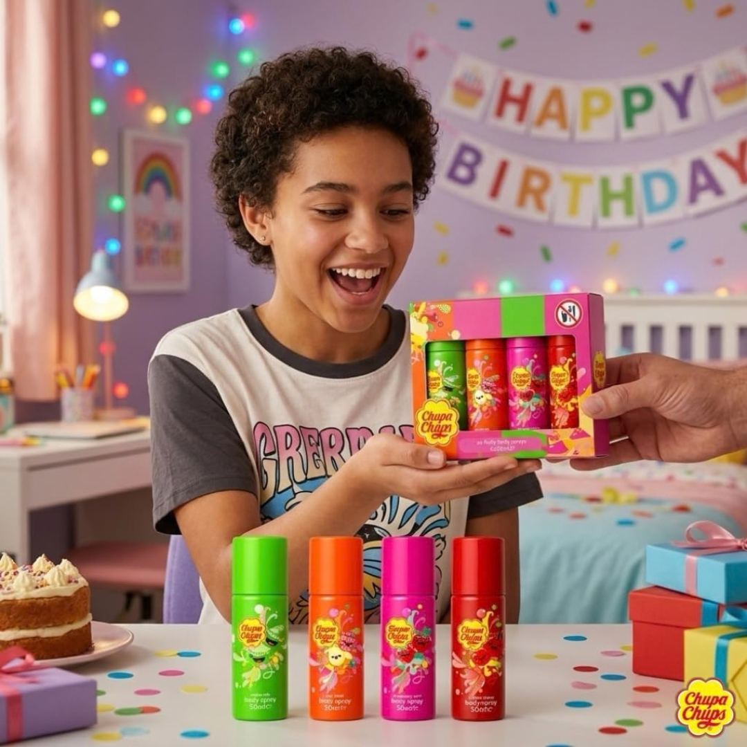 Chupa Chups Deodorant Body Spray Gift Set 4x50ml
