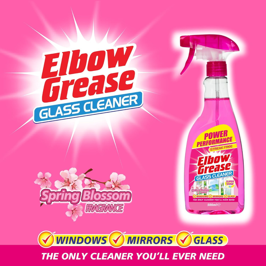Elbow Grease Glass Cleaner Spring Blossom 500ml