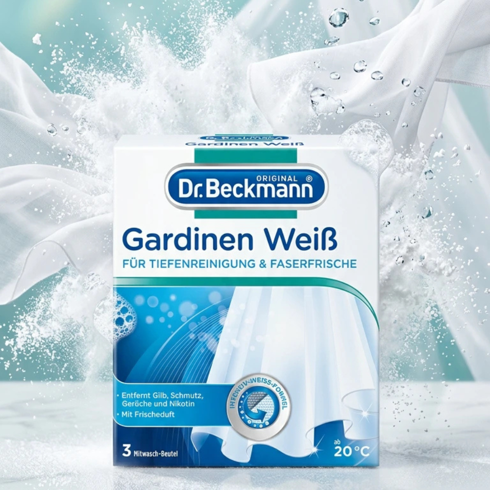 Dr. Beckmann Gardinen Weiss Gardinbleking 3 x 40g