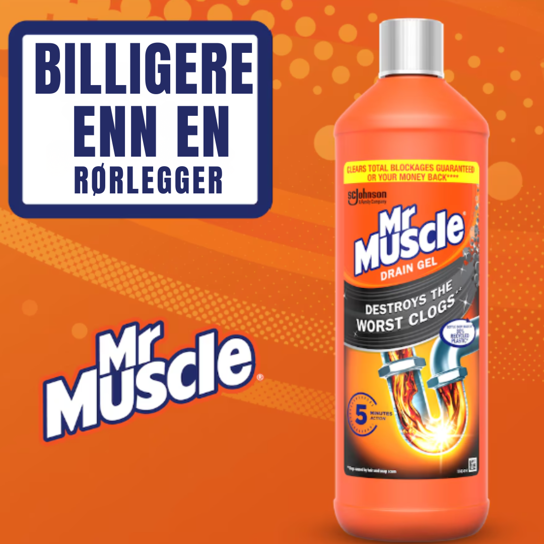 Mr. Muscle Power Gel Avløpsrens 1L