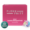 Flekkfritt 6 i 1 Vaskemiddel Pods Orchid Breeze 40 stk