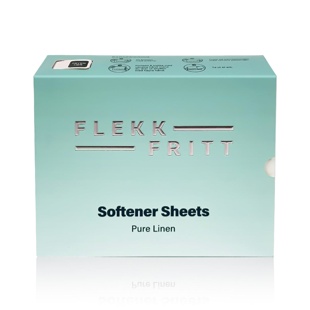 Tøymyknerark med mild linneduft for en behagelig vask – Flekkfritt