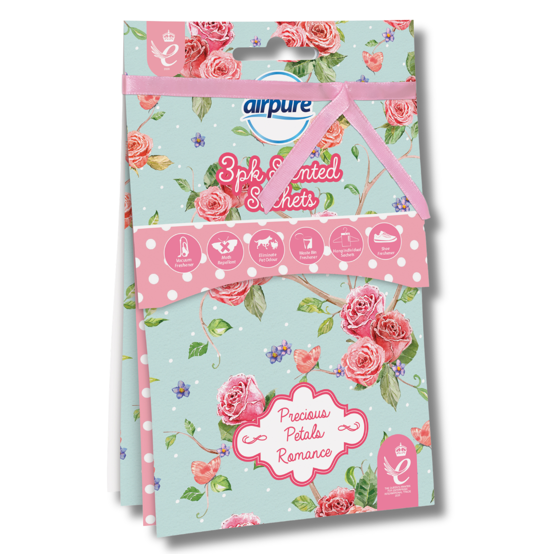 Airpure Scented Sachets 3pk Div.Typer
