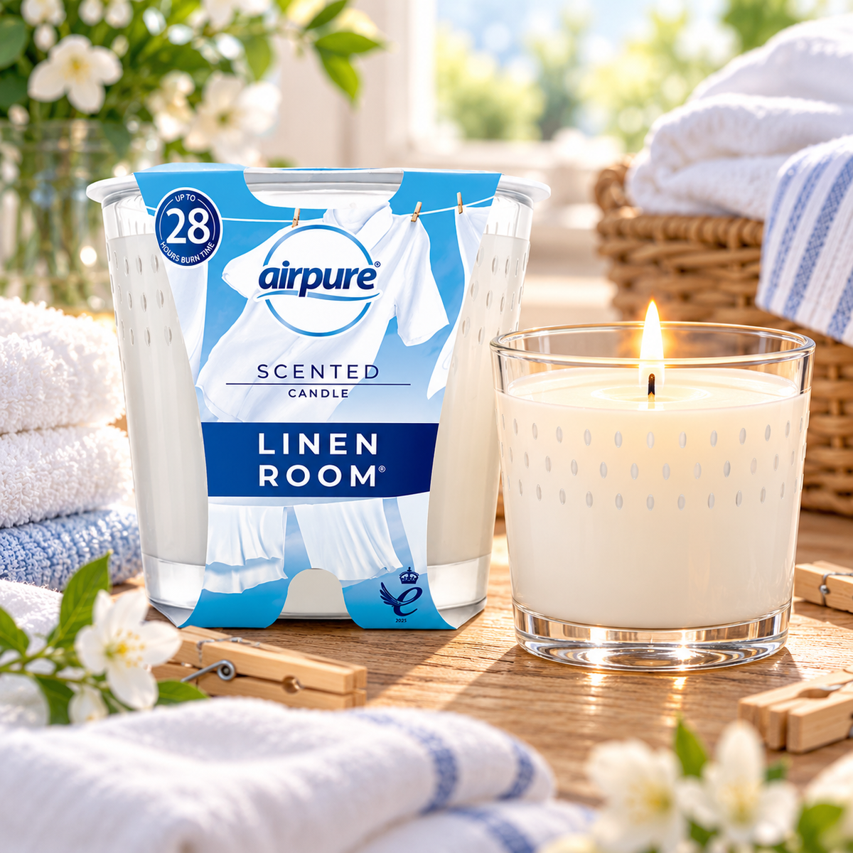 Airpure Candle Linen Room 110g