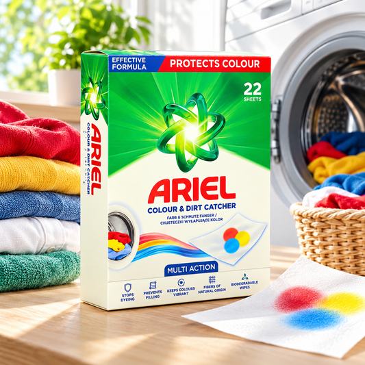 Ariel Colour & Dirt Catcher Fargefangere 22 stk