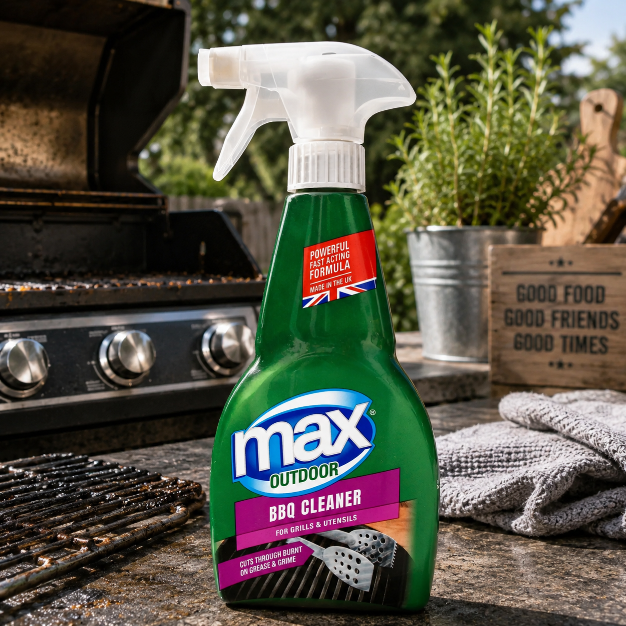 Max Outdoor BBQ Cleaner 500ml