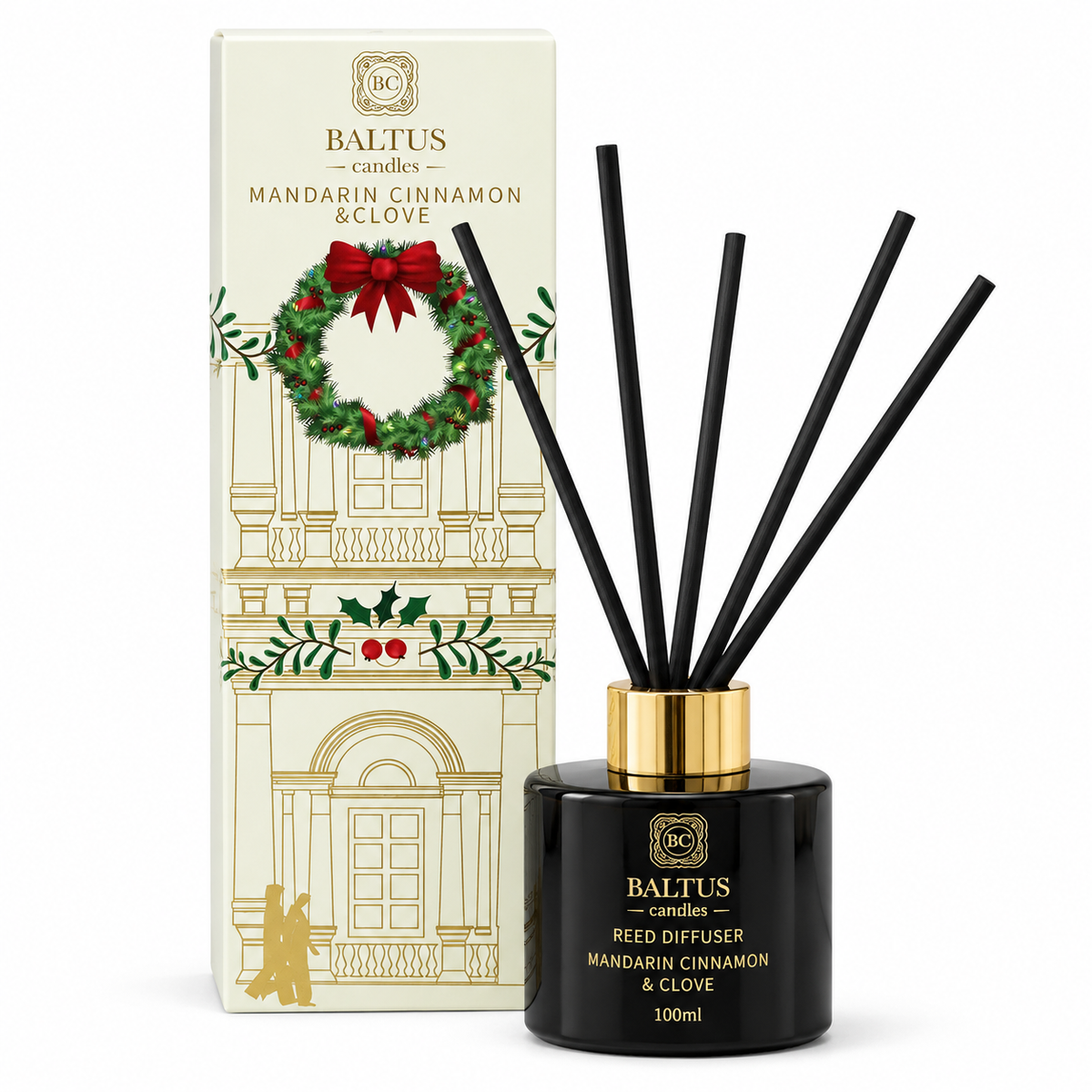 Baltus Reed Diffuser Mandarin, Cinnamon & Clove 100ml