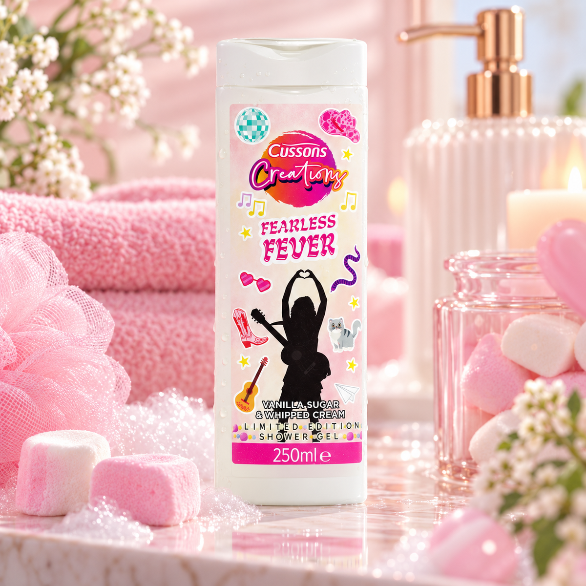Cussons Creations Shower Gel Fearless Fever 250ml