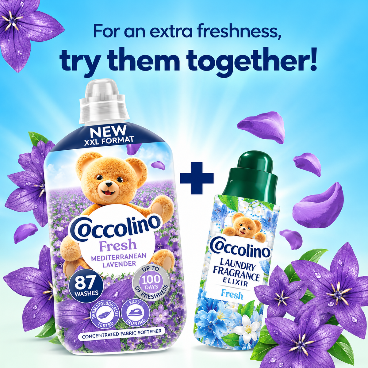 Coccolino Perfume Fabric Softener Lavanda Mediterranea 87w