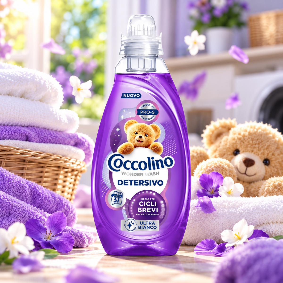 Coccolino Wonder Wash Ultra White Laundry Detergent 1,48L – 37w