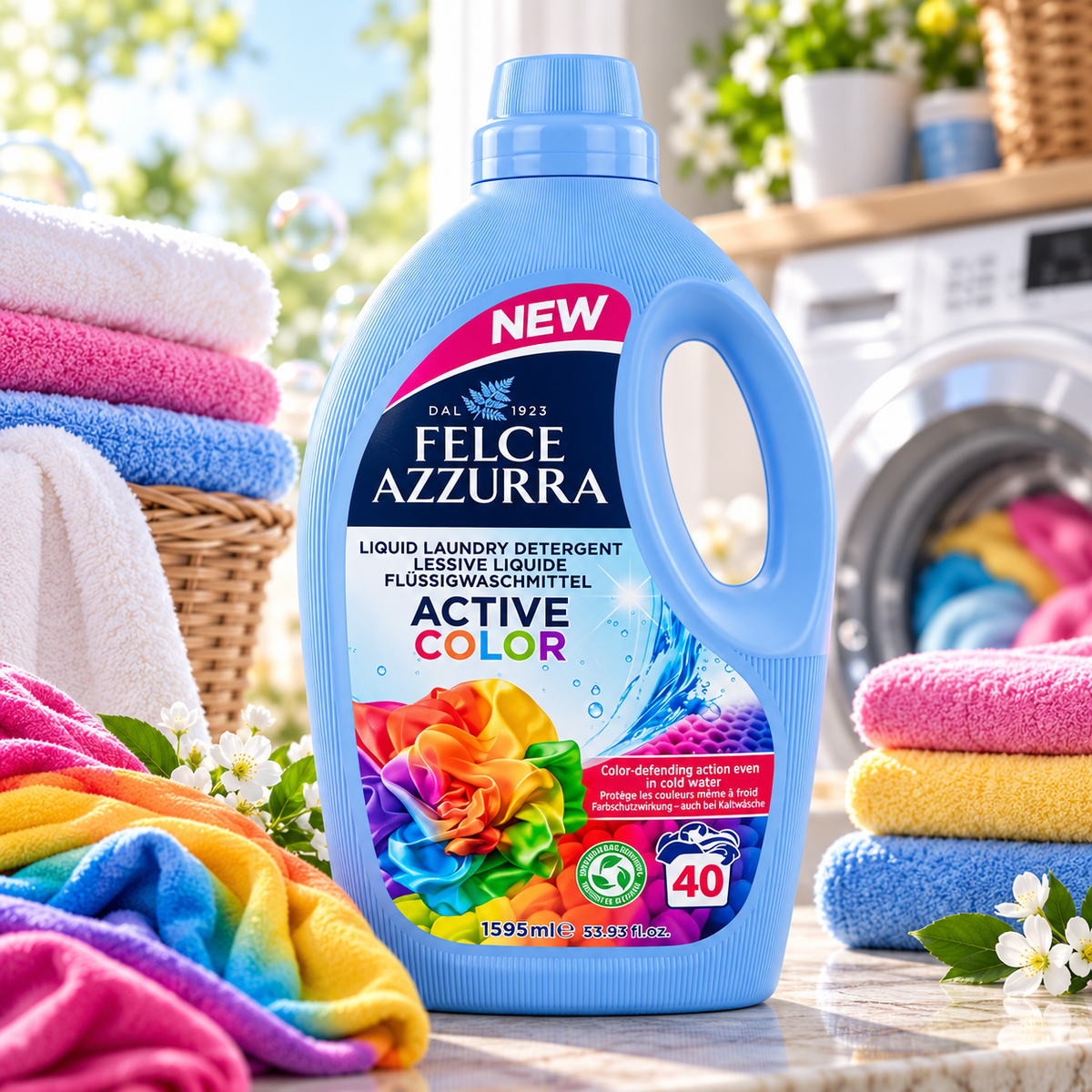 Felce Azzurra Active Colour Laundry Detergent 1,595ml 40w