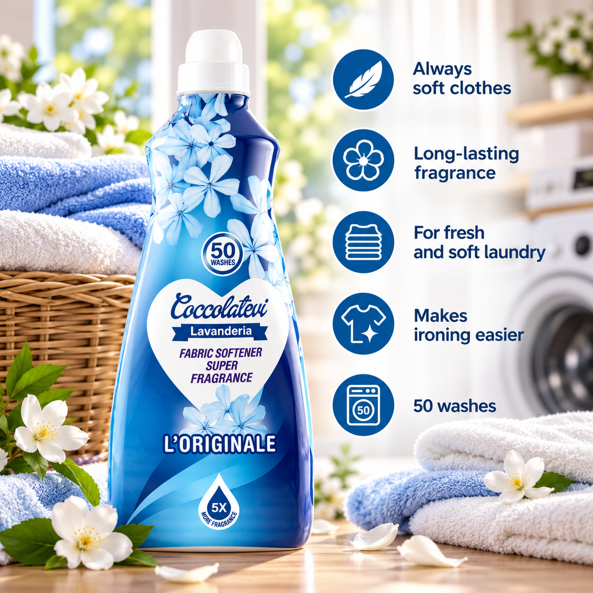 Coccolatevi Lavanderia L'Originale Tøymykner 50w