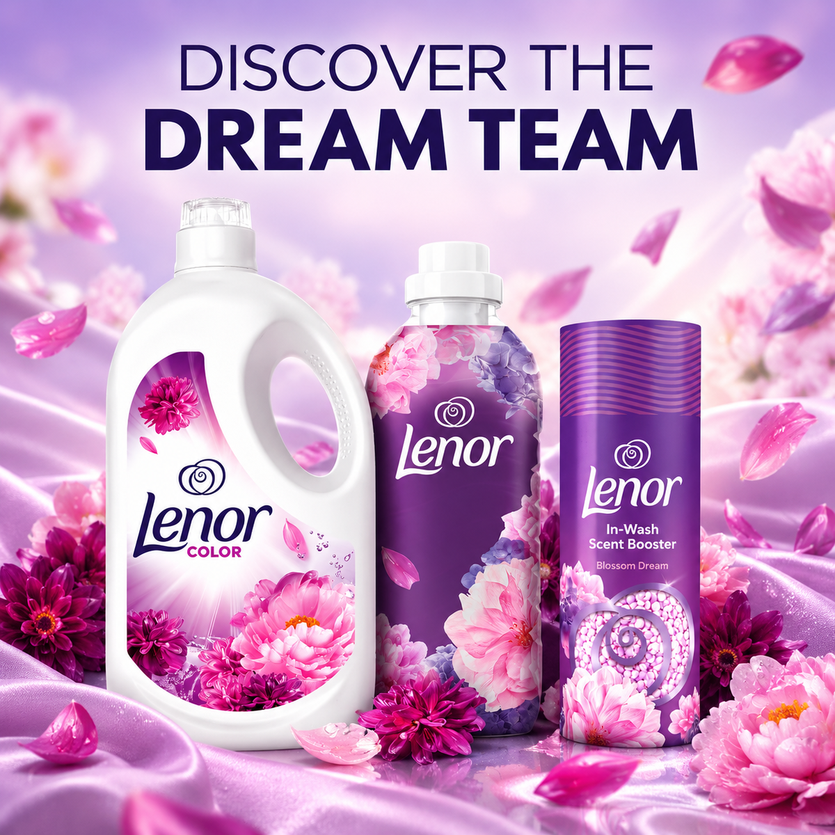 Lenor Exotic Bloom & Amethyst Laundry Detergent 900ml – 20w
