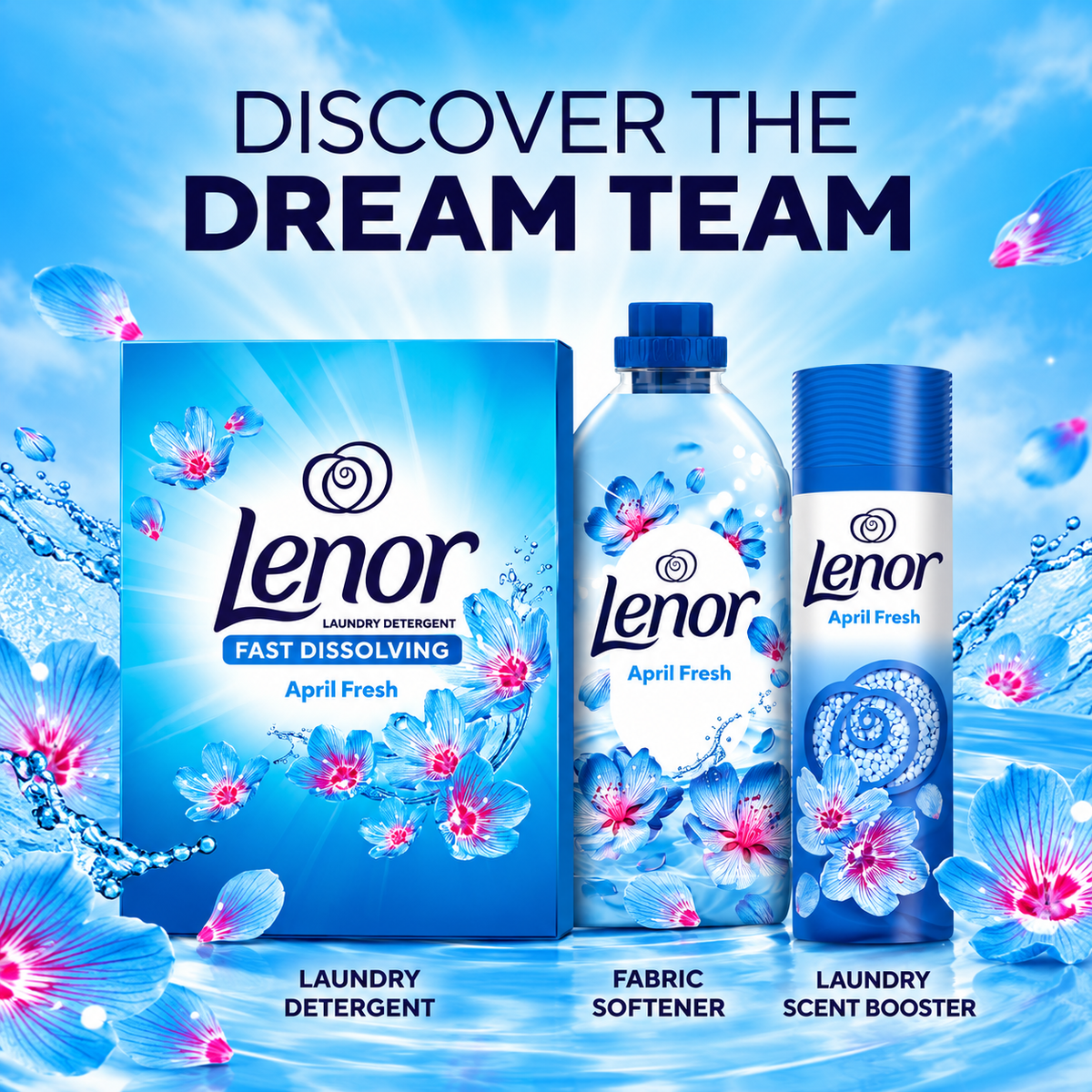 Lenor Aprilfrisch (Spring Awakening) Vaskepulver 900g 18w