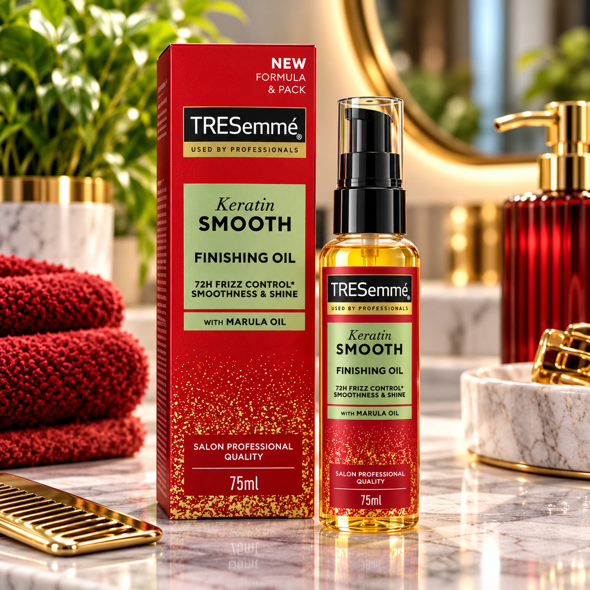 Tresemme Keratin Smooth Finishing Oil 75ml