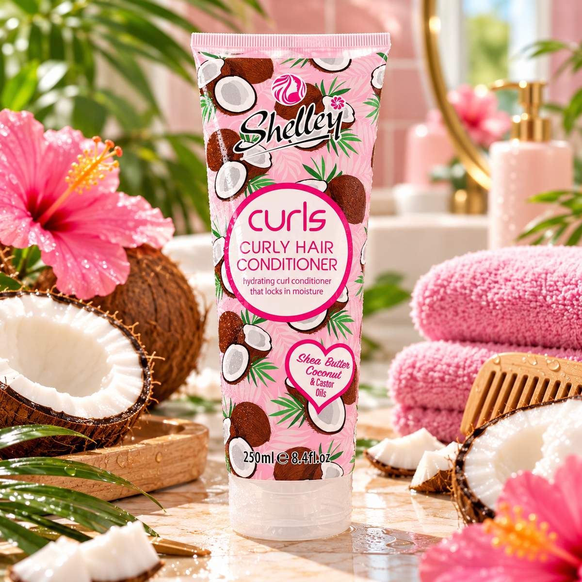 Shelley Curls Shea Butter & Coconut Conditioner 250ml