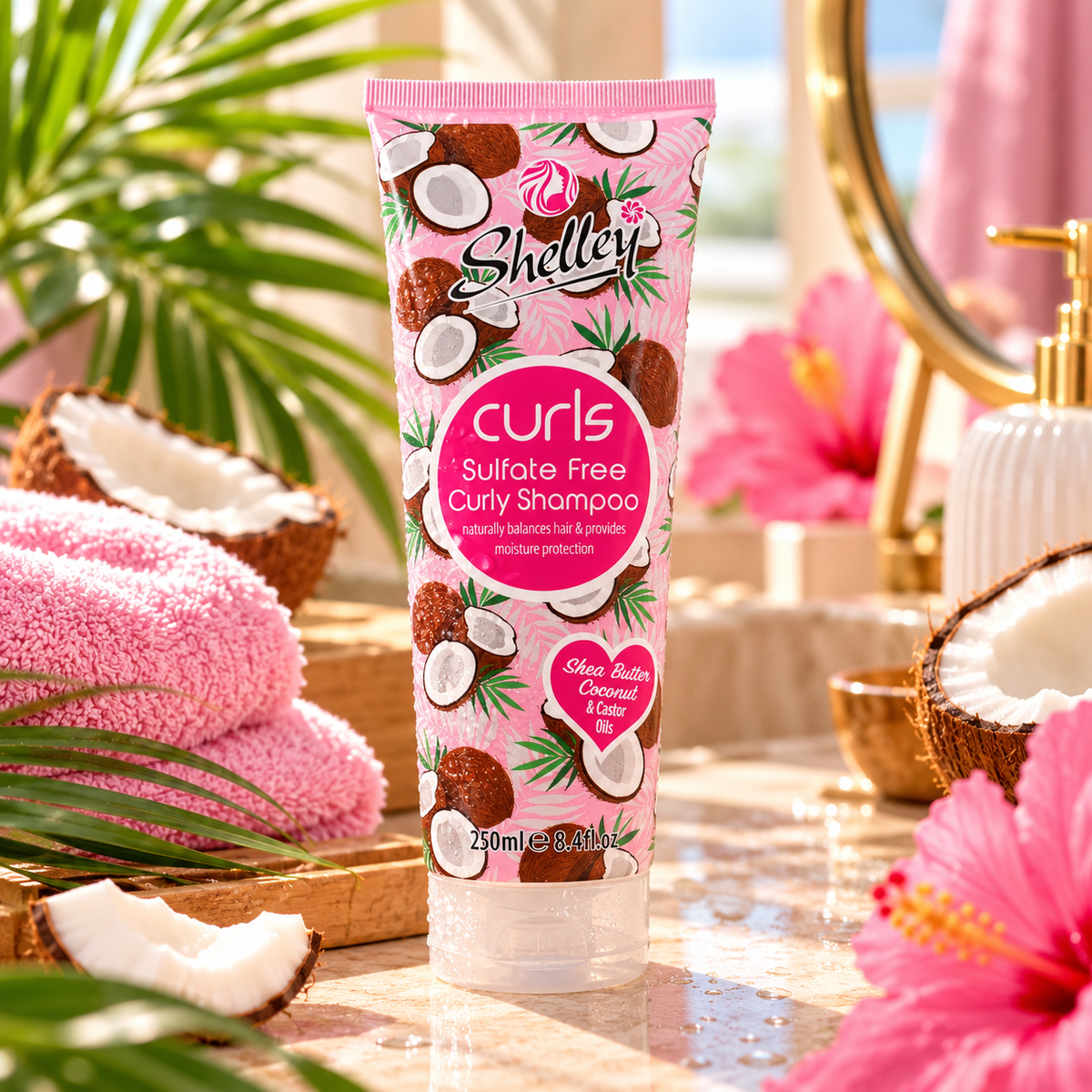 Shelley Curls Shea Butter & Coconut Shampoo 250ml