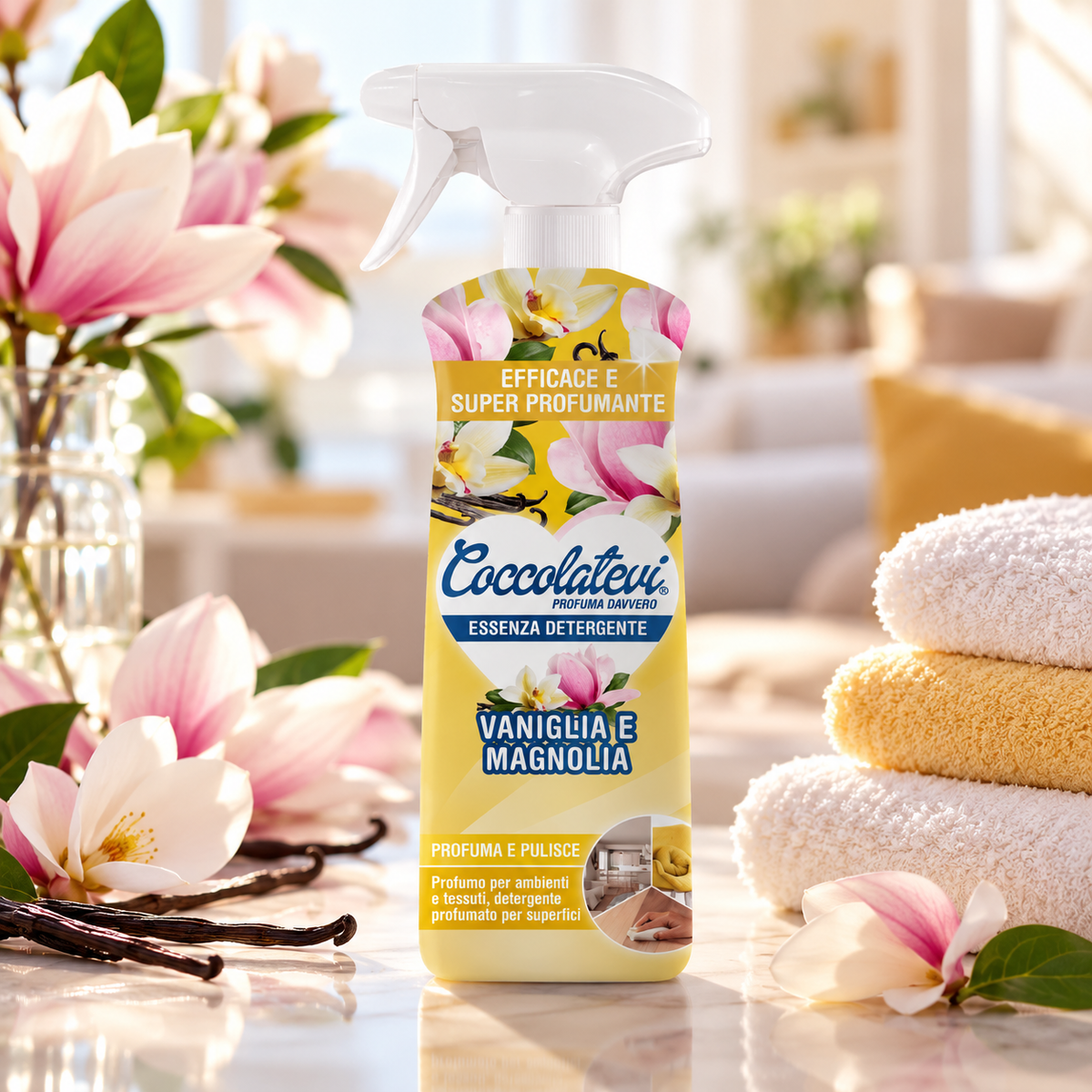 Coccolatevi Bloom Vanilla & Magnolia Rengjøringsspray 750ml
