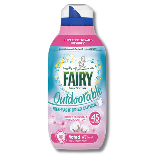Fairy Outdoorable Fabric Softener Cherry Blossom & Nordic Cotton 45w 630ml