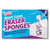 Vivid Cleaning Eraser Sponges 4pk