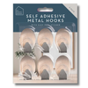 My House & Home Metal Selvklebende Kroker 6pk