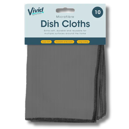 Vivid Mikrofiberkluter 30x30cm 10pk