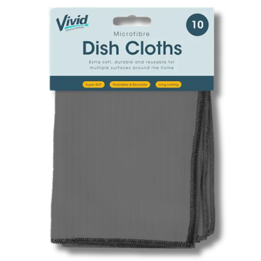 Vivid Mikrofiberkluter 30x30cm 10pk