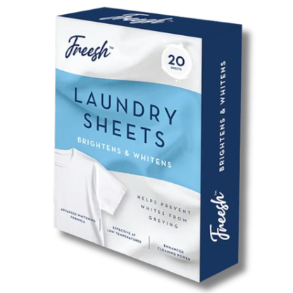 Freesh Laundry Sheets Brightens & Whitens 20pk