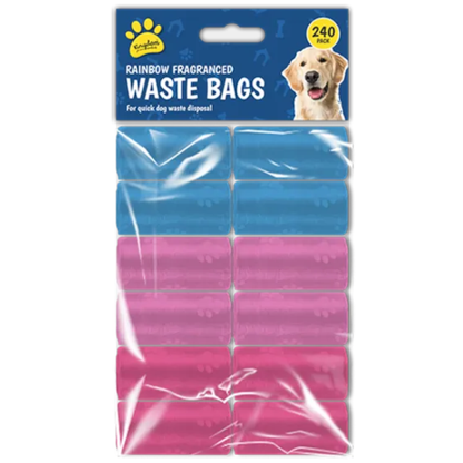 Kingdom Rainbow Fragranced Waste Bags 240pk
