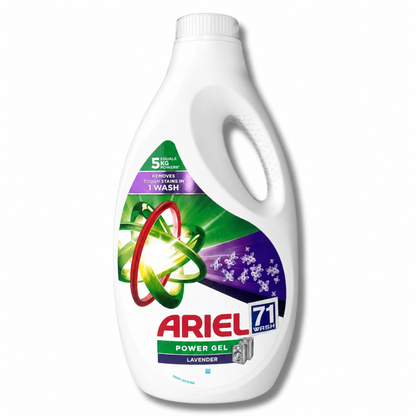 Ariel Liquid Detergent Power Gel Lavender 71w 2.35L