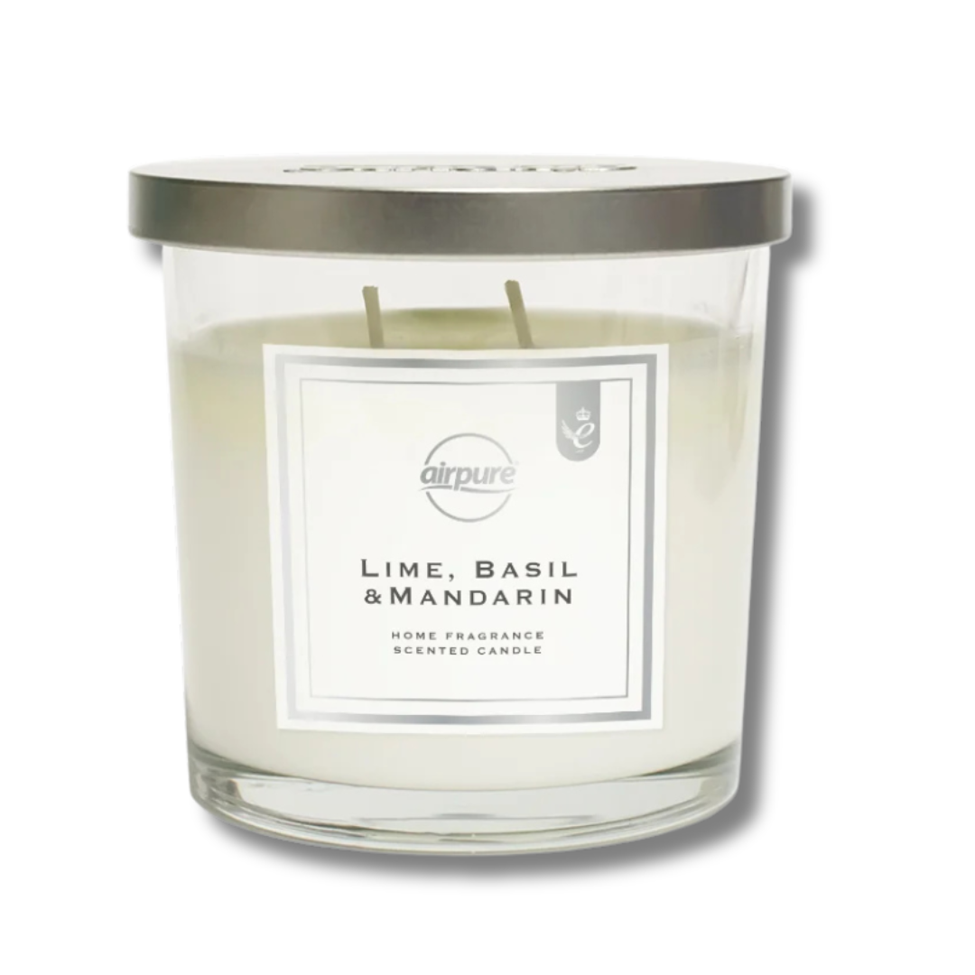 Airpure Signature Collection Candle Lime, Basil & Mandarin 312g