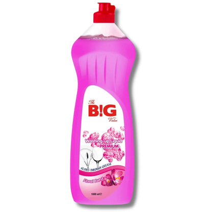 The Big Value Premium Washing Up Liquid Floral 1L