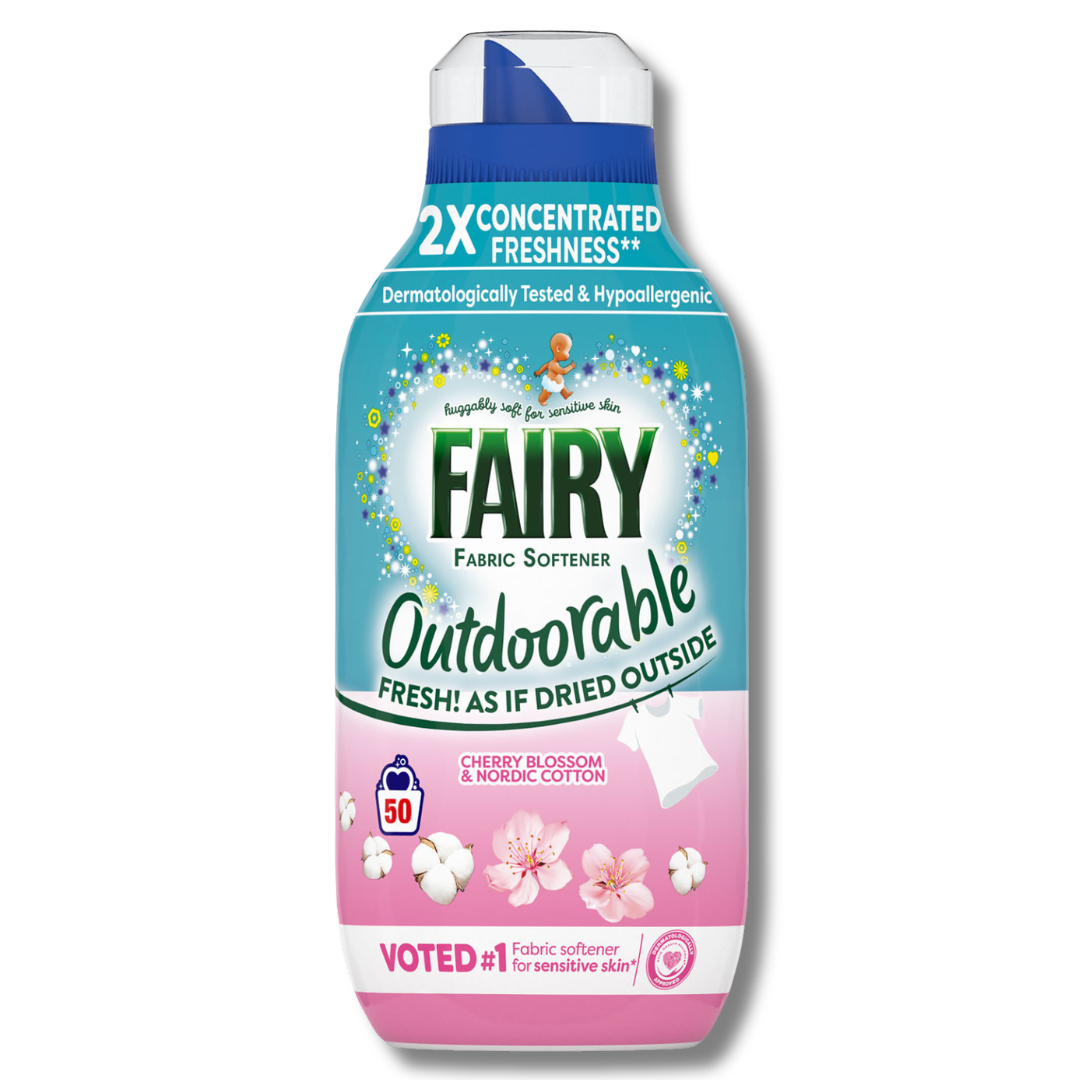 Fairy Outdoorable Fabric Softener Cherry Blossom & Nordic Cotton 50w 700ml