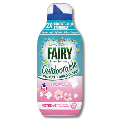 Fairy Outdoorable Fabric Softener Cherry Blossom & Nordic Cotton 50w 700ml