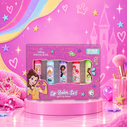 Disney Princess Lip Balm Set  5×4g