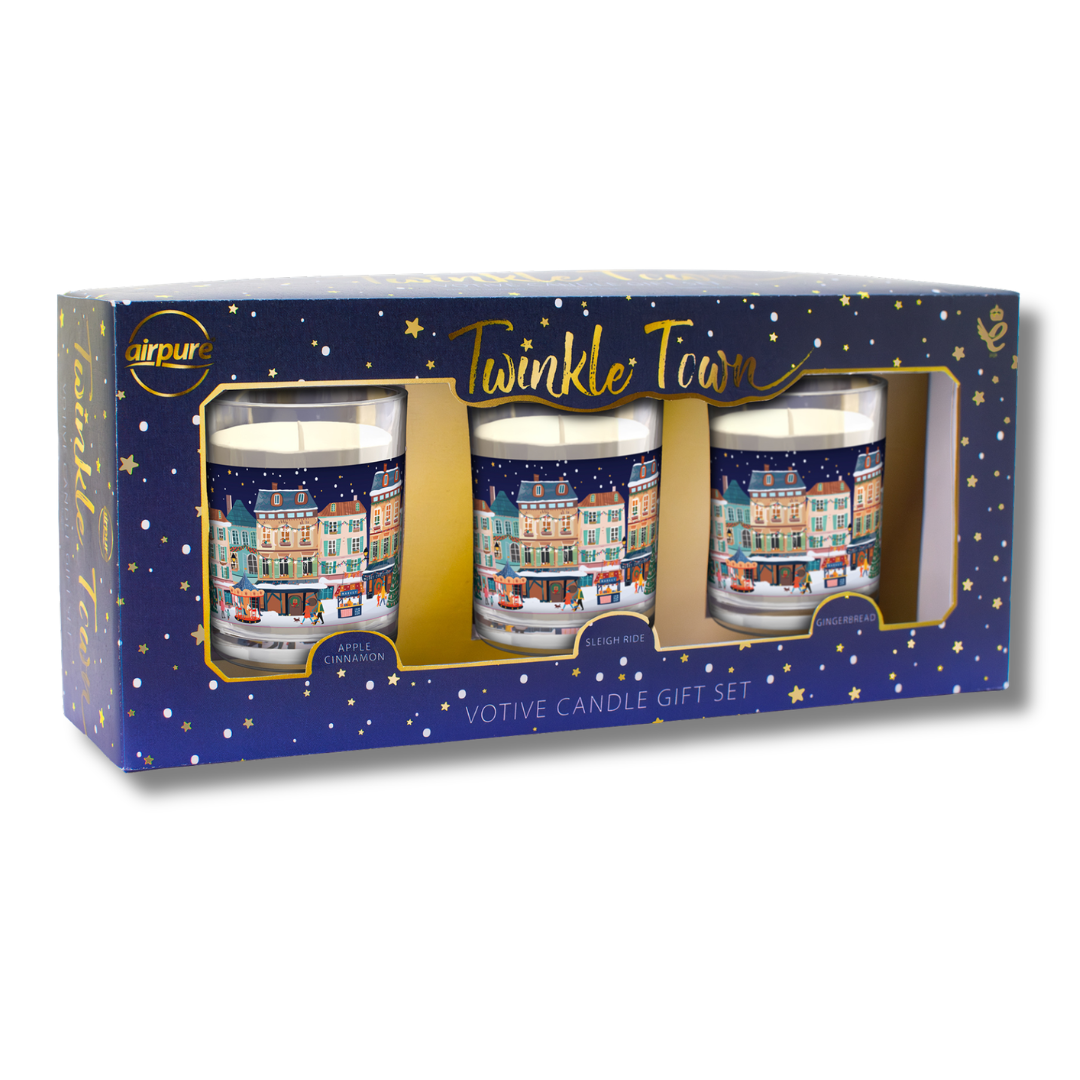 Airpure Candle Gift Set - Twinkle Town 3pk