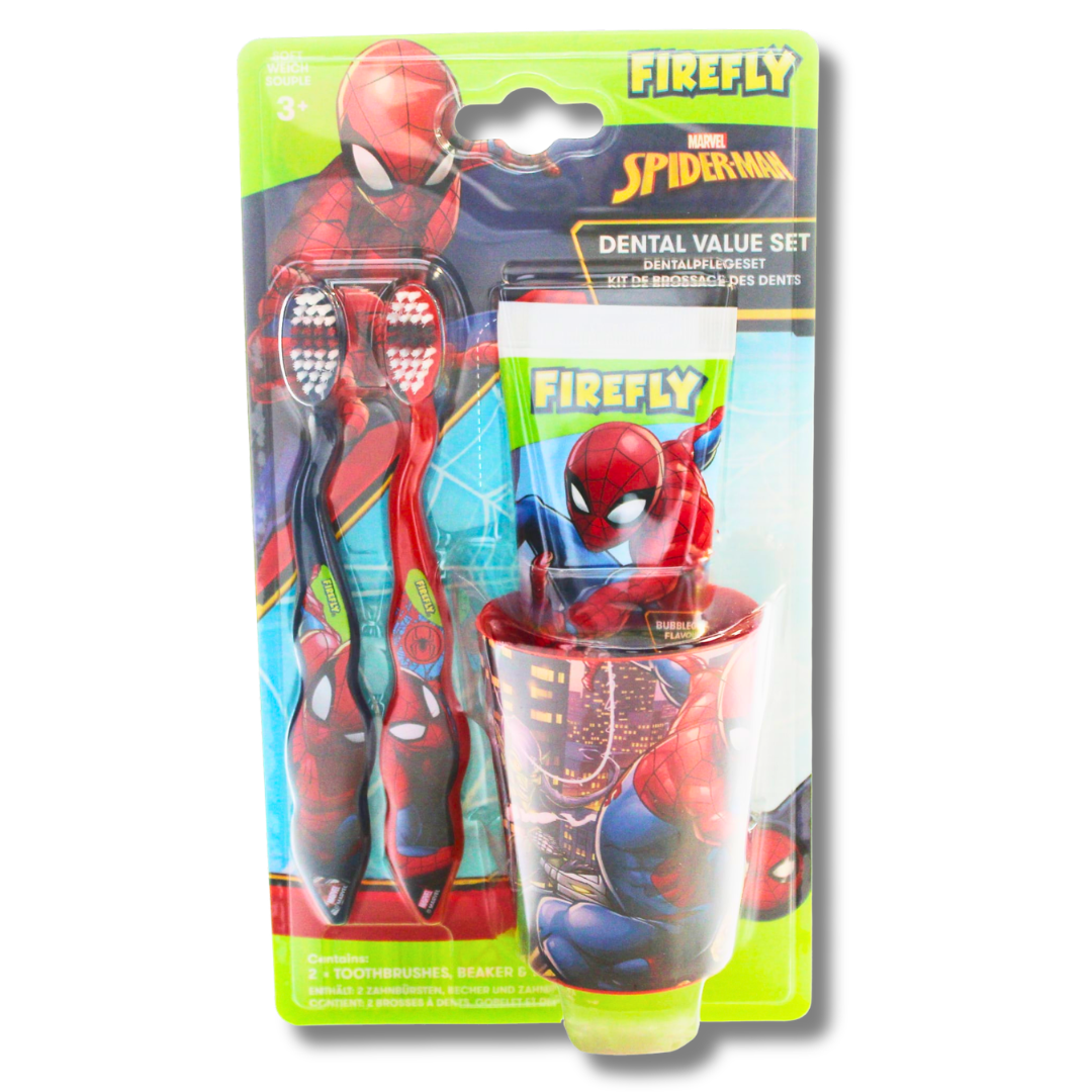 Spiderman Dental Set 4pk