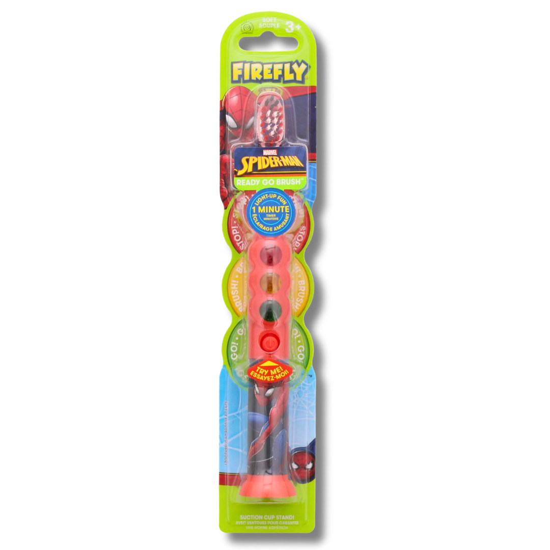 Spiderman -Ready Go Brush- Flashing Toothbrush