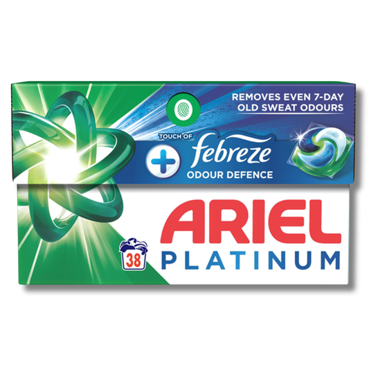 Ariel Platinum PODS + Febreze Odour Defence 38w