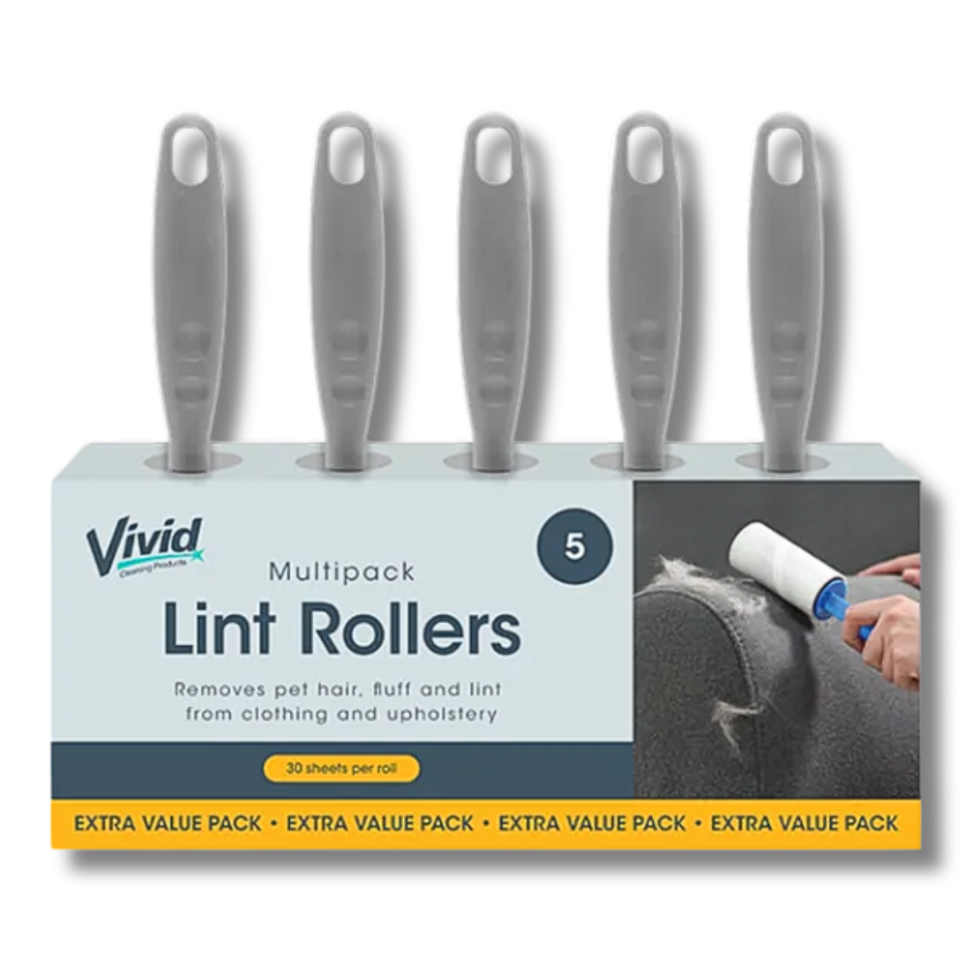 Vivid Lint Rollers Multipack 5pk