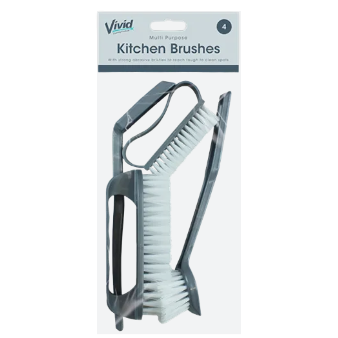 Vivid Kjøkkenbørster 4pk