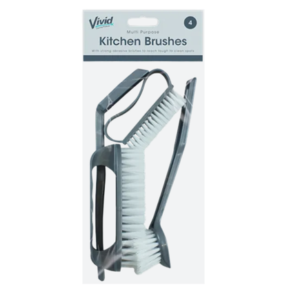 Vivid Kjøkkenbørster 4pk