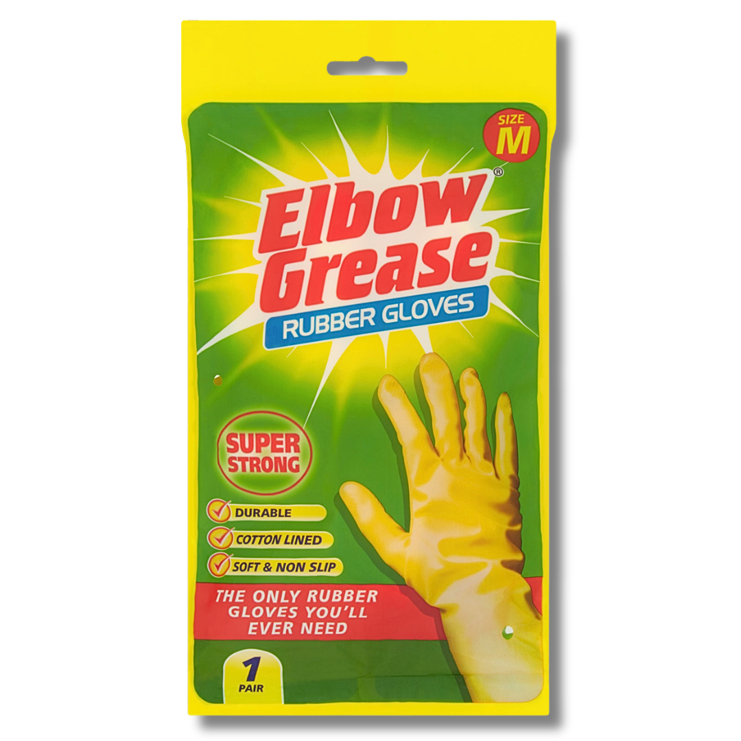Elbow Grease Rubber Gloves str.M 1 par