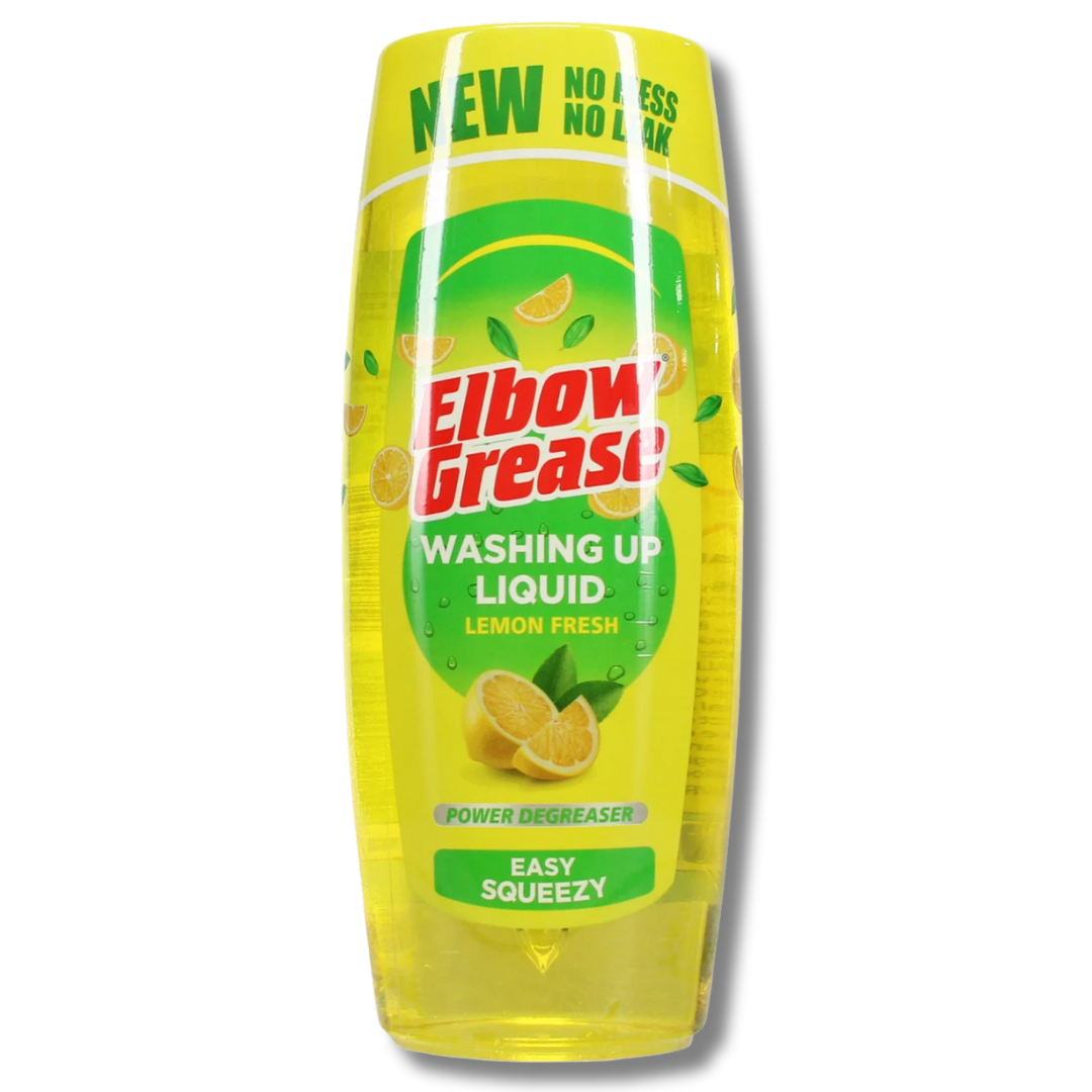 Elbow Grease Easy Squeezy Washing Up Liquid Lemon Fresh 450ml