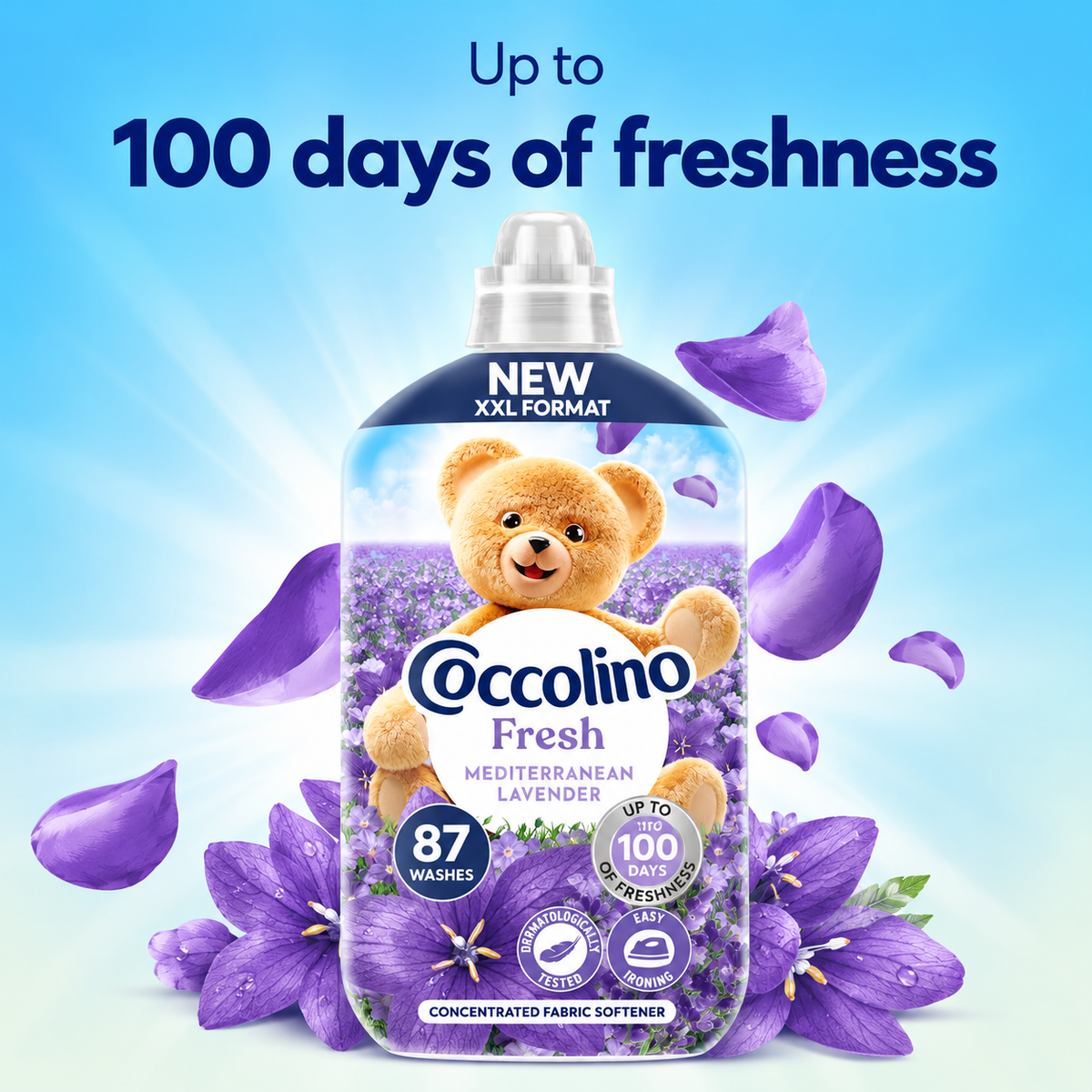 Coccolino Perfume Fabric Softener Lavanda Mediterranea 87w