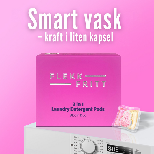 Flekkfritt 3 i 1 Vaskemiddel Pods Bloom Duo 40 stk