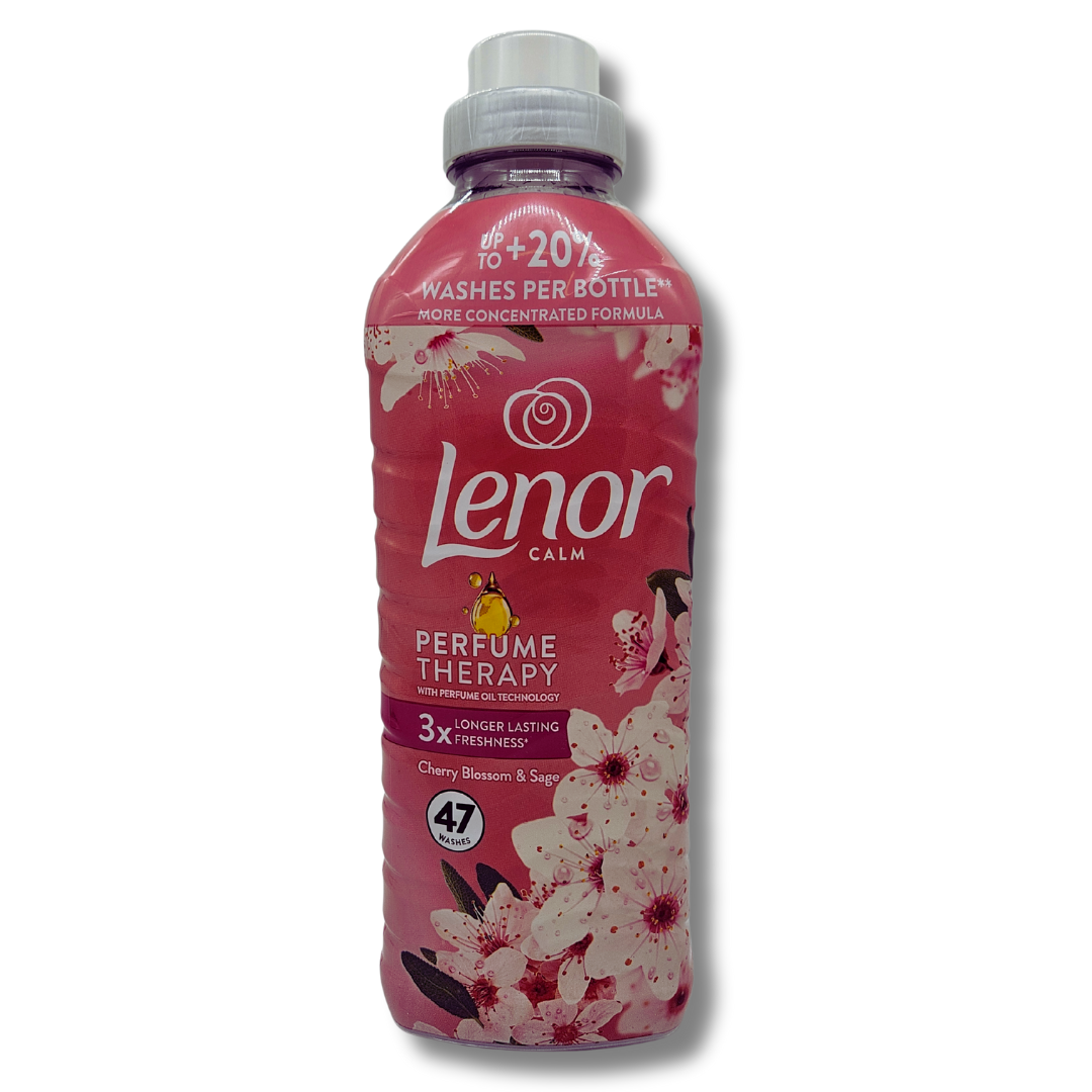 Lenor 47 wash 987ml Fabric Softener Cherry Blossom & Sage Ultra Consentrated