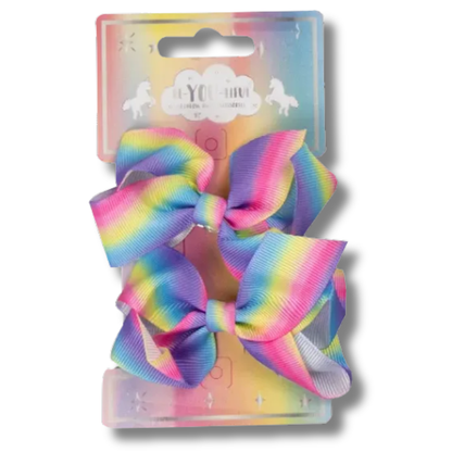 BE-YOU-TIFUL Rainbow Hårsløyfer til Barn 2pk Div.Typer