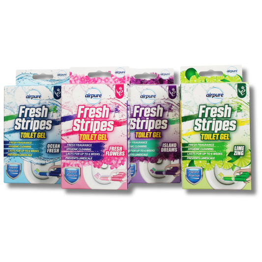 Airpure Fresh Stipes Toilet Gel Div.Typer